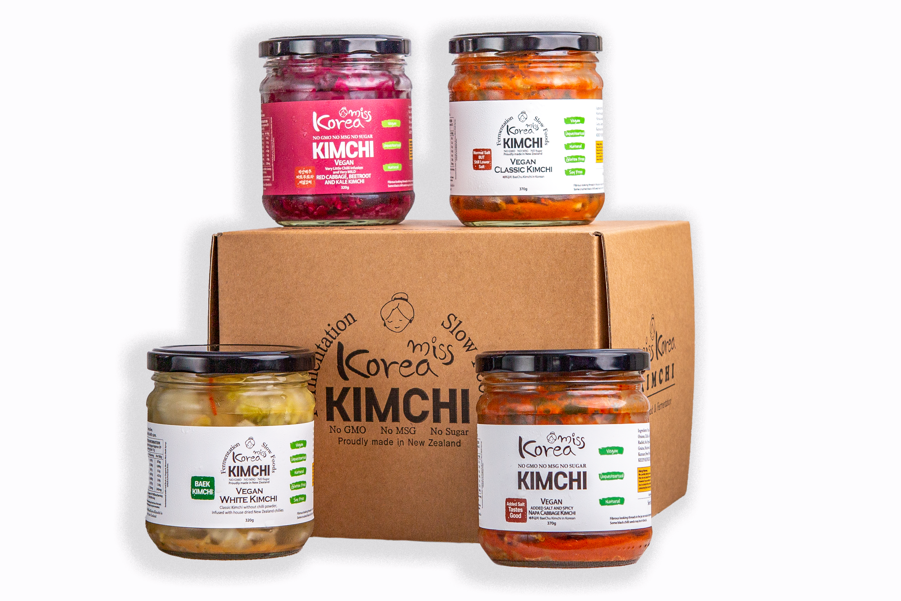 Kimchi Boxes Kimchi Lovers Value Four Pack – Miss Korea Kimchi