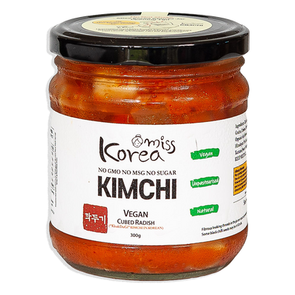 Cubed Radish Kimchi (Kkak Du Gi) Vegan