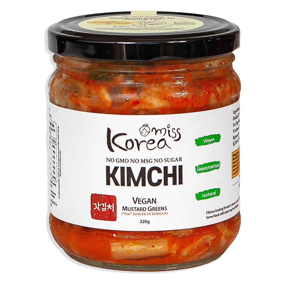 Mustard Greens Kimchi Vegan Miss Korea Kimchi