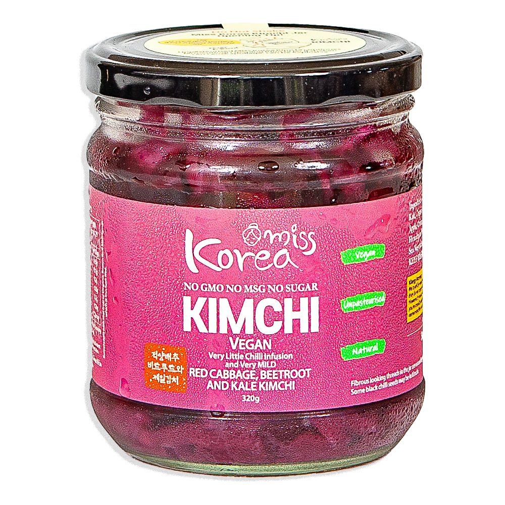 Red Cabbage, Beetroot & Kale Kimchi (Super Kimchi!)