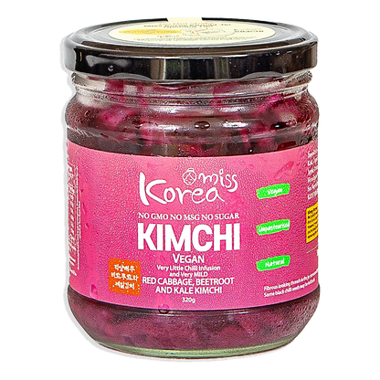 Red Cabbage, Beetroot & Kale Kimchi (Super Kimchi!)